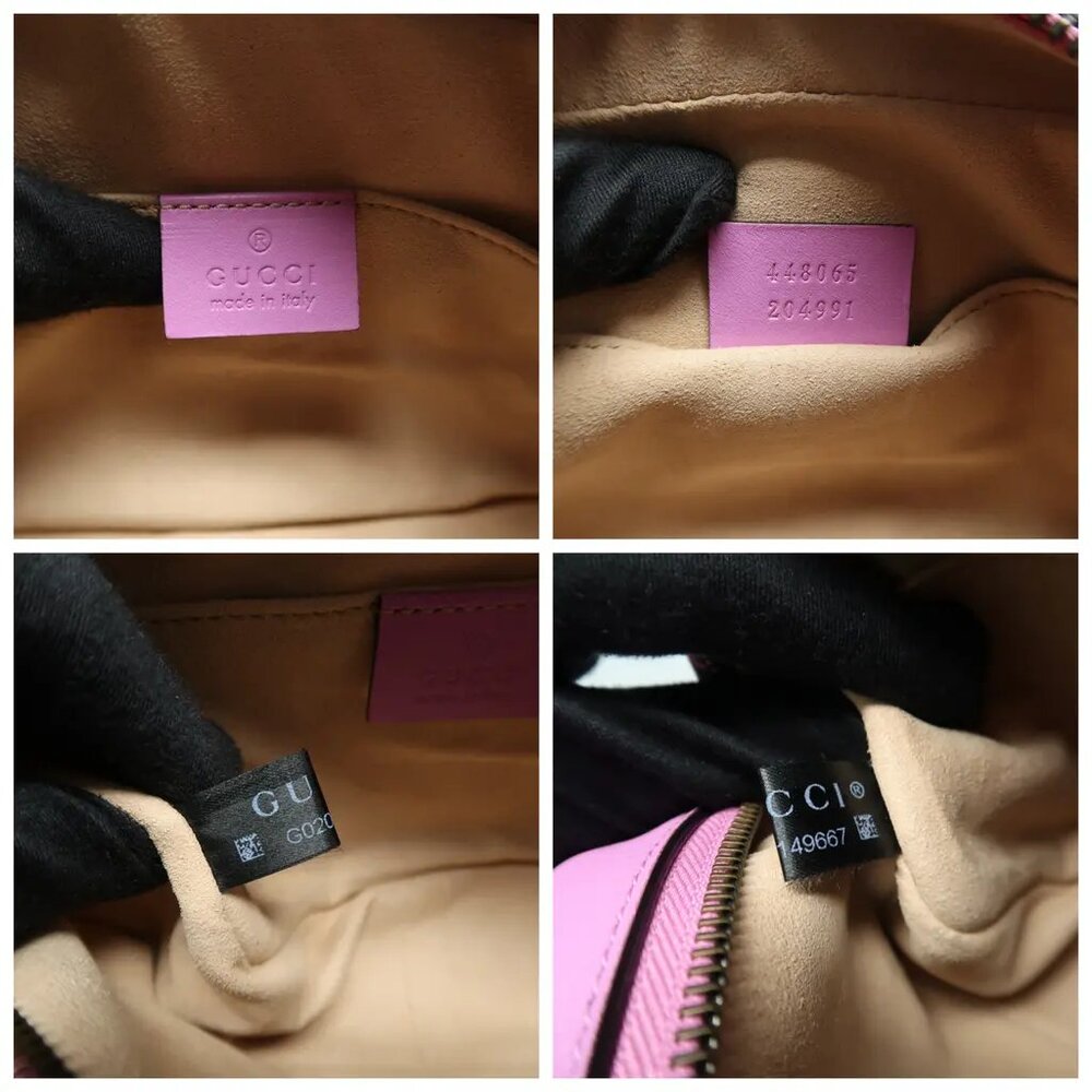 GUCCI GG Marmont Purple Leather Shoulder Bag 922-021825 - Picture 11 of 12